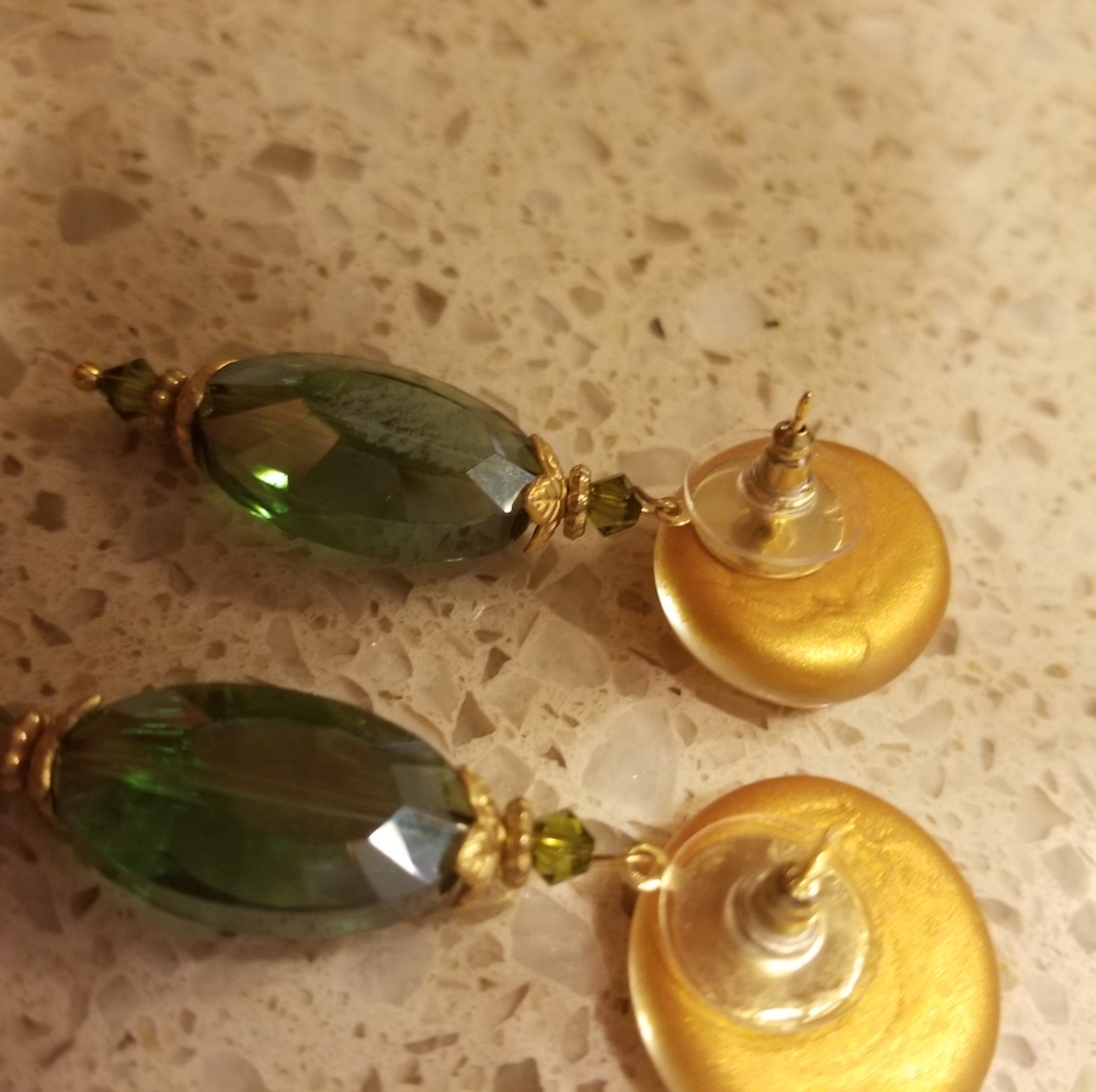 Luminous dangle earrings - Picture 2 of 3